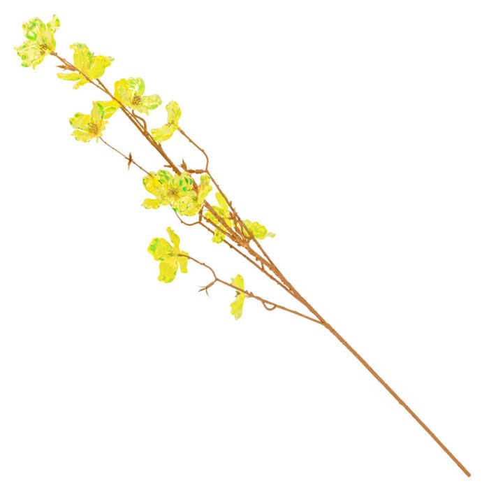 Kunstbloem holo geel