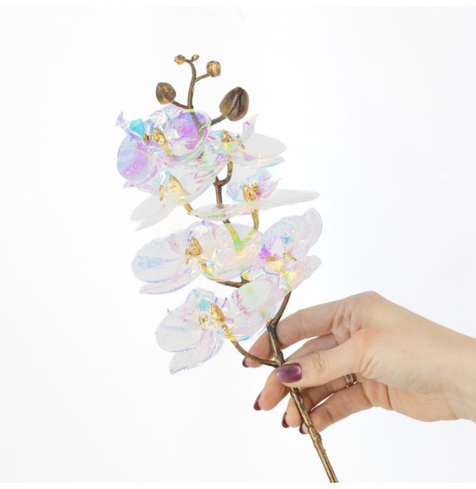 Kunstbloem holo orchidee 55cm