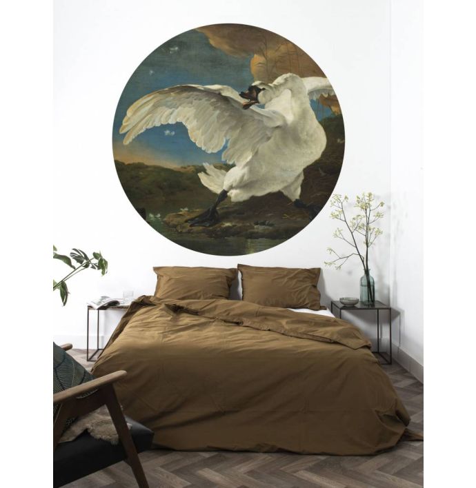 Behangcirkel De bedreigde zwaan