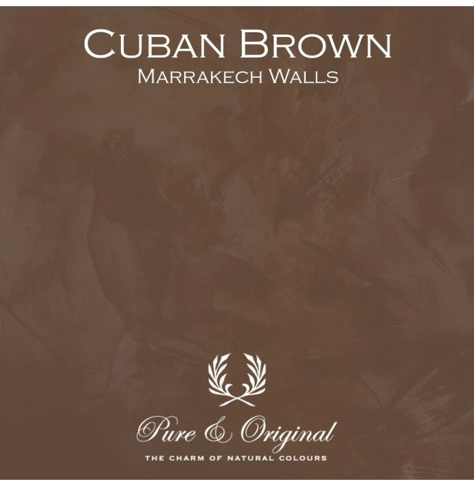 Pure & Original Marrakech Walls Cuban Brown