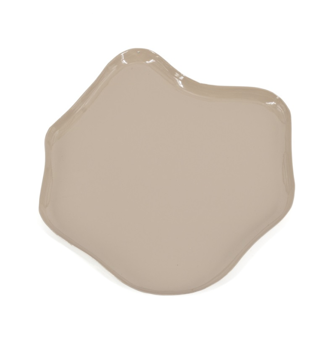 Metalen dienblad Mori S glossy sand