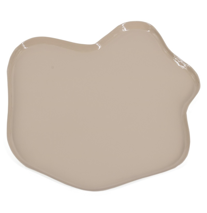 Metalen dienblad Mori L glossy sand