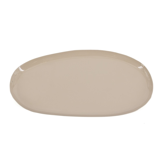 Metalen dienblad Nami glossy sand