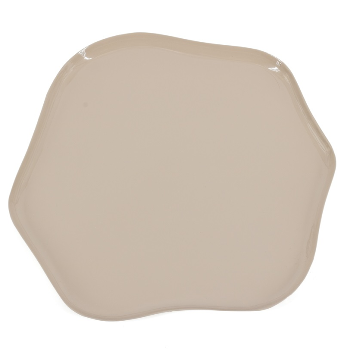Metalen dienblad Haru glossy sand