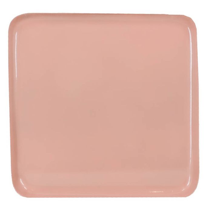 Dienblad vierkant roze