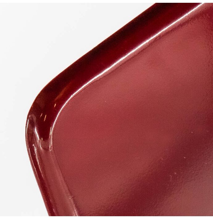 Dienblad vierkant maroon