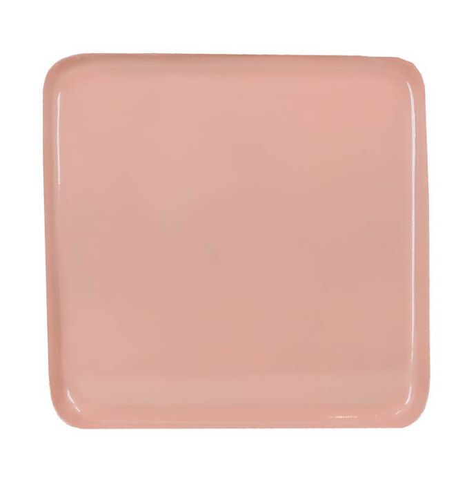 Dienblad vierkant roze