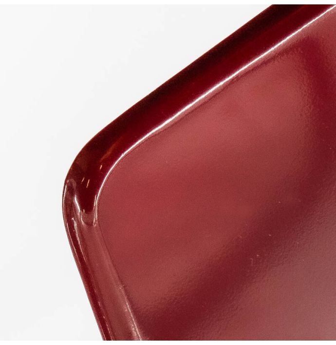 Dienblad vierkant maroon