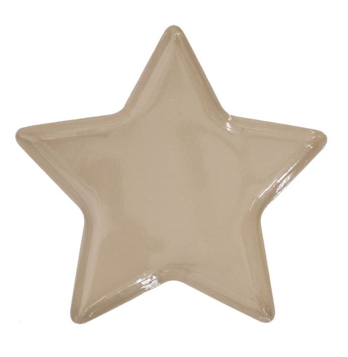 Dienblad star beige