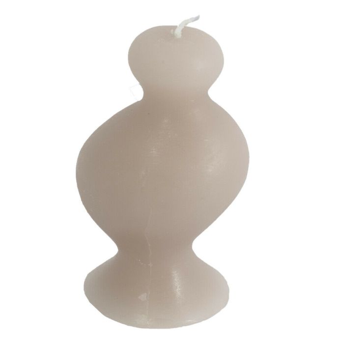 Kaars organisch taupe