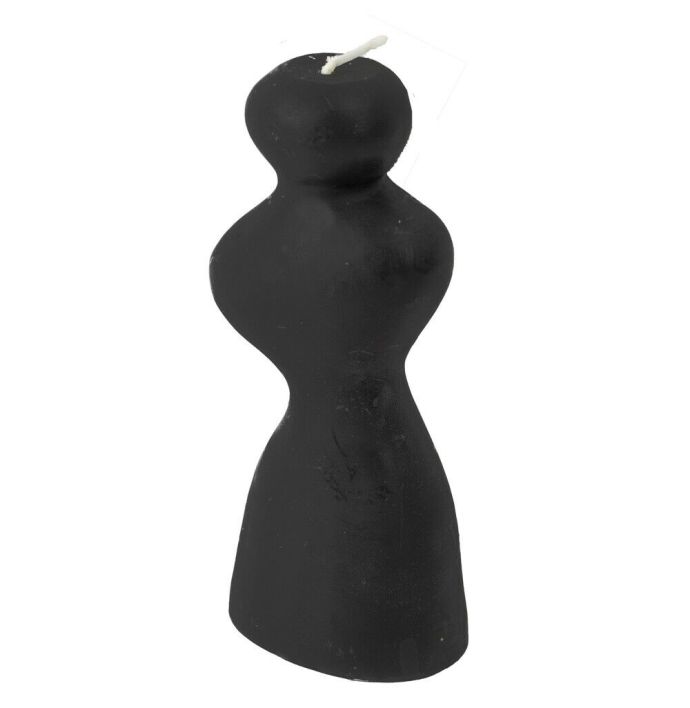 Kaars organisch zwart 