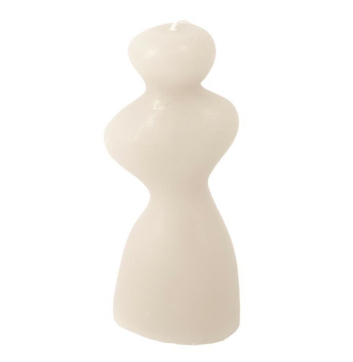 Kaars organisch beige 