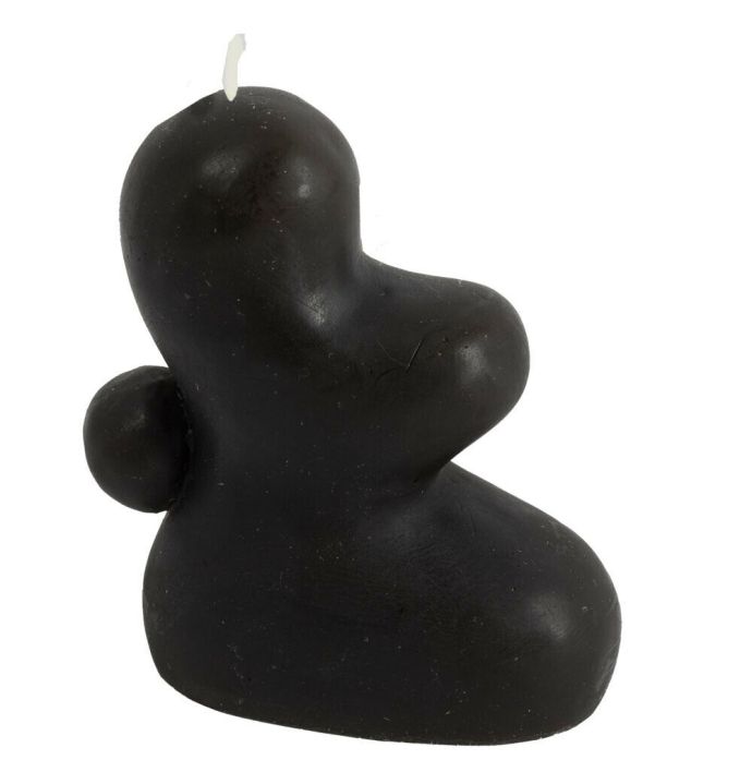 Kaars organisch zwart 