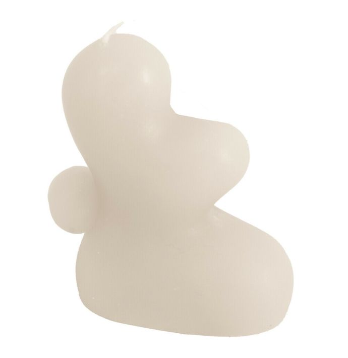 Kaars organisch beige 