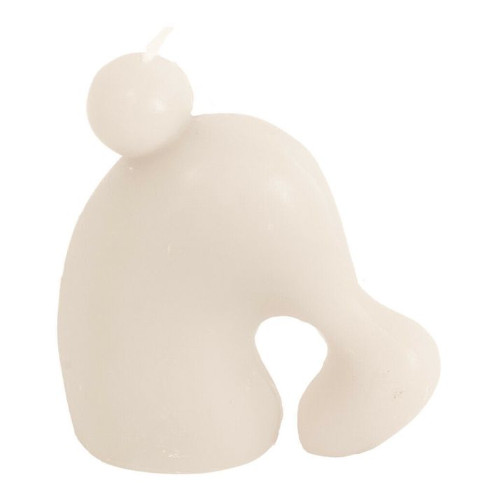 Kaars organisch beige 