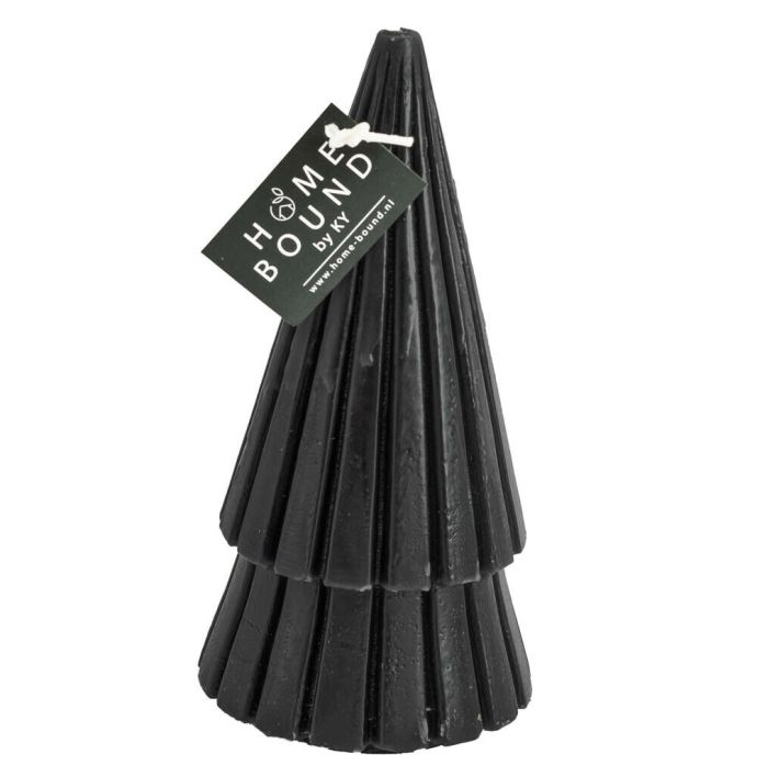 Kaars boom zwart 