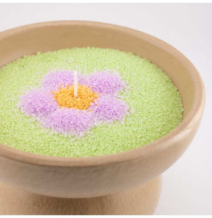 Kaarsenkorrels zak met 12 lonten groen