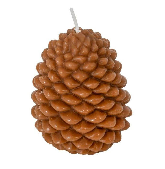 Soyakaars dennenappel bruin 