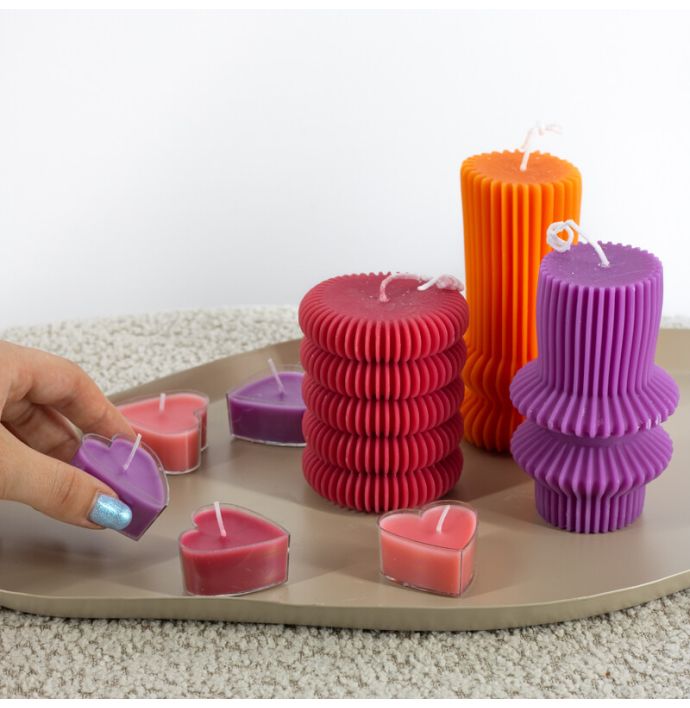 Soyakaars pinstripe oranje