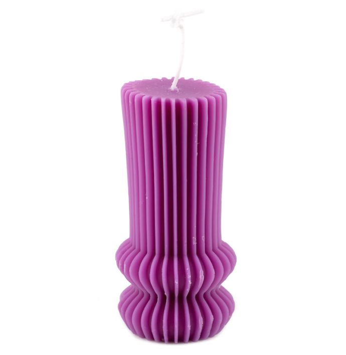 Soyakaars pinstripe paars