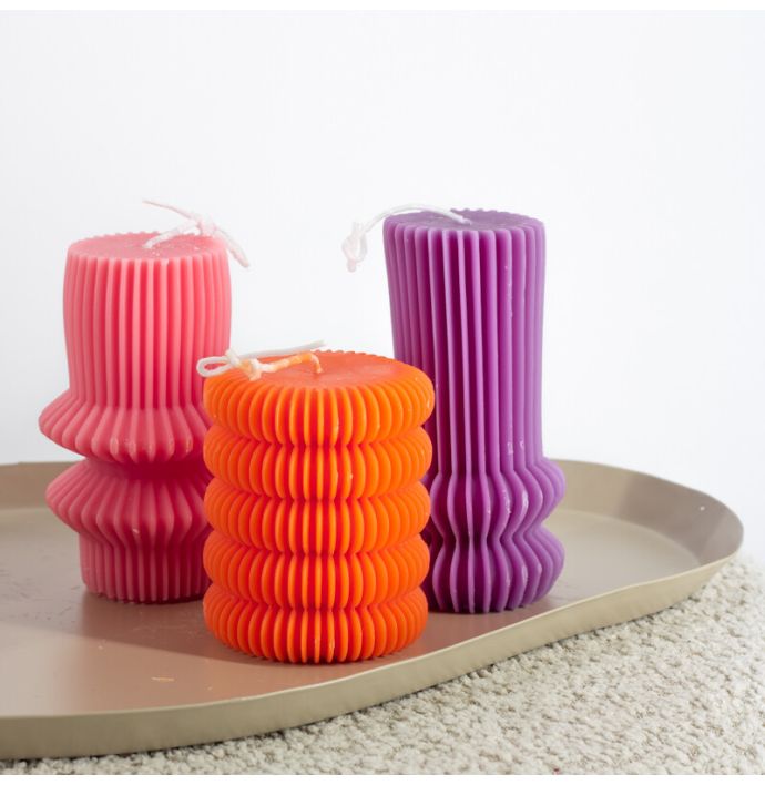 Soyakaars pinstripe paars