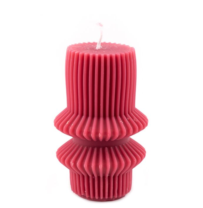 Soyakaars pinstripe fuchsia