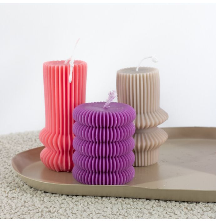 Soyakaars pinstripe beige