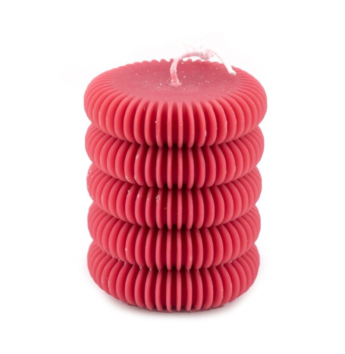 Soyakaars pinstripe fuchsia