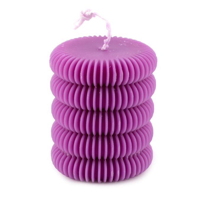 Soyakaars pinstripe paars