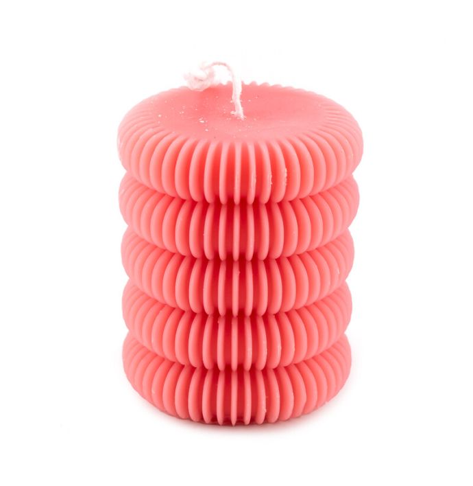 Soyakaars pinstripe roze