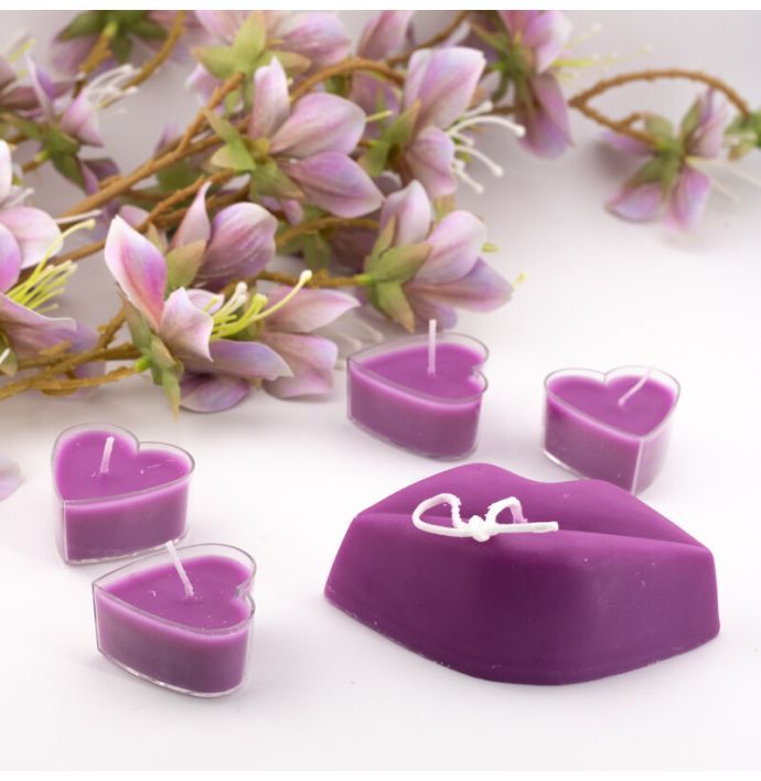 Soyakaars lips paars