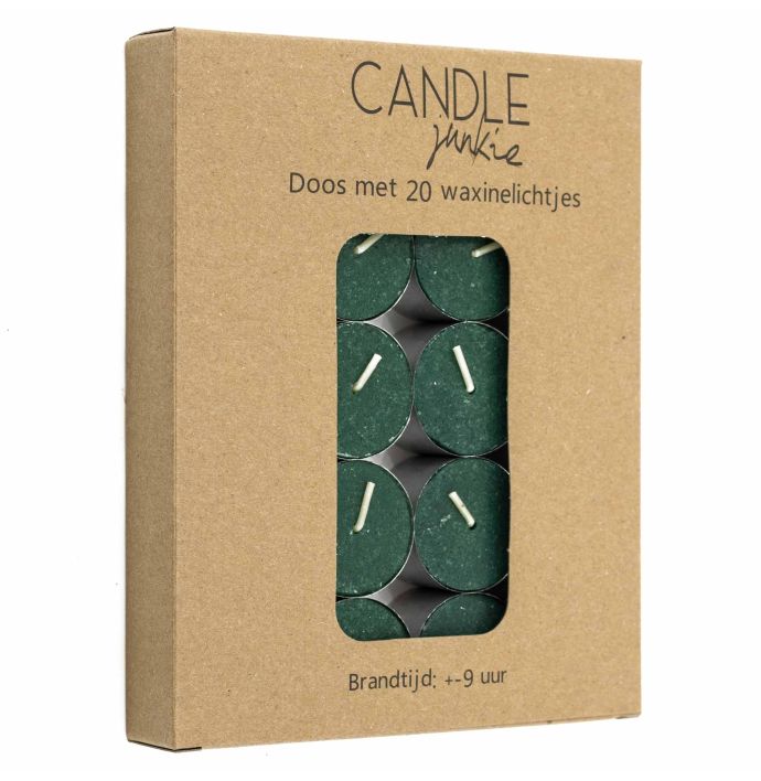 Candle Junkie waxines groen