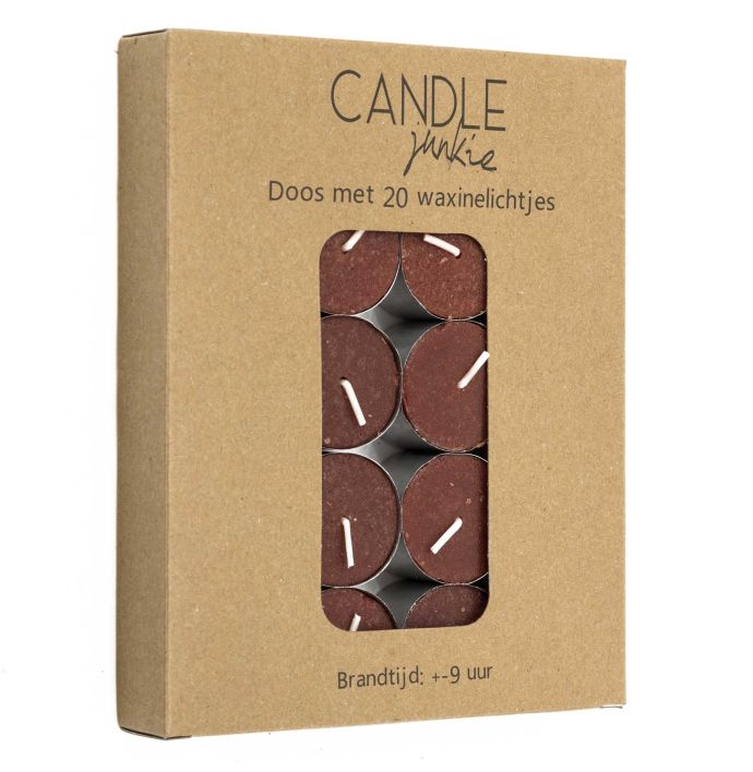 Candle Junkie waxines rood