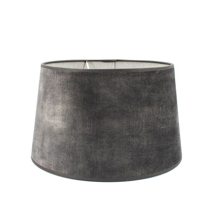 Lampenkap velvet antraciet