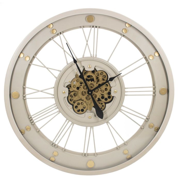 Raderklok metaal zand