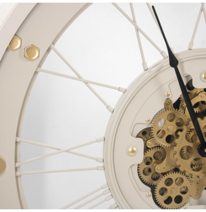 Raderklok metaal zand