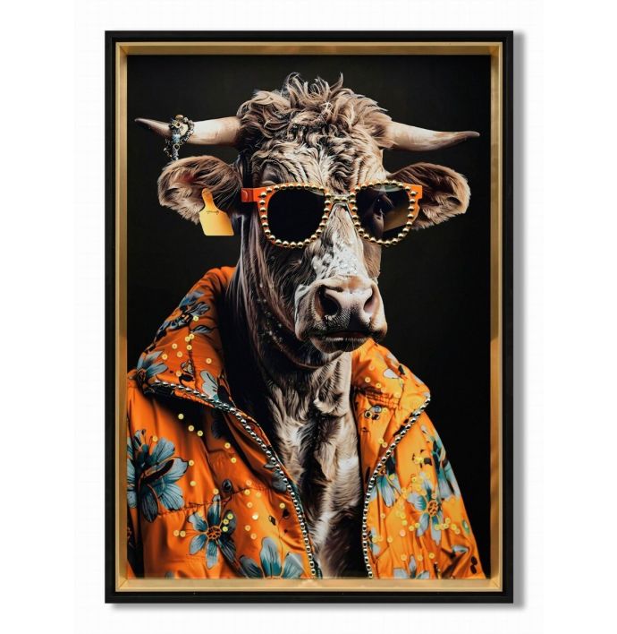 Schilderij cool cow
