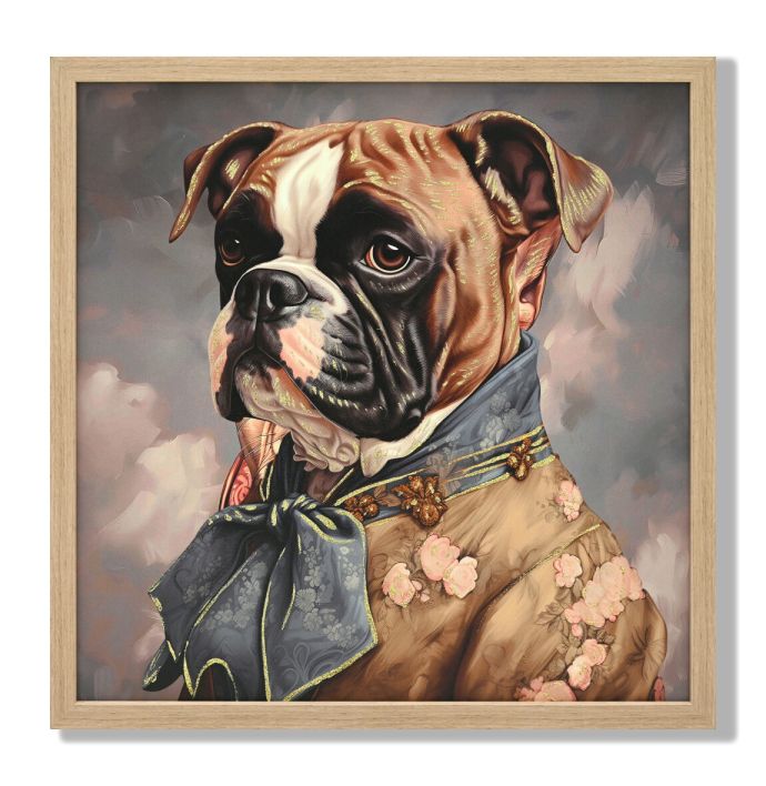 Schilderij regency dog