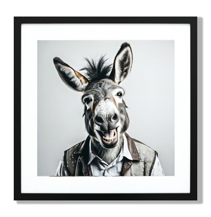 Schilderij donkey