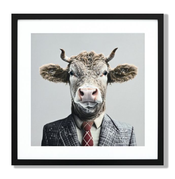 Schilderij cow