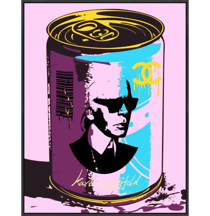 Schilderij high gloss 'Karl Lagerfeld'