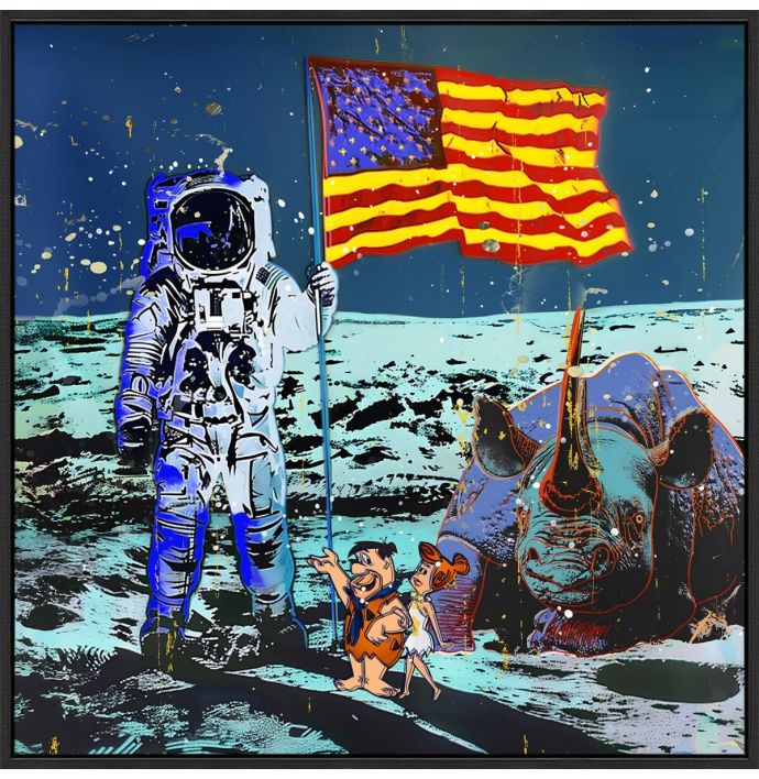 Schilderij high gloss 'Astronaut'