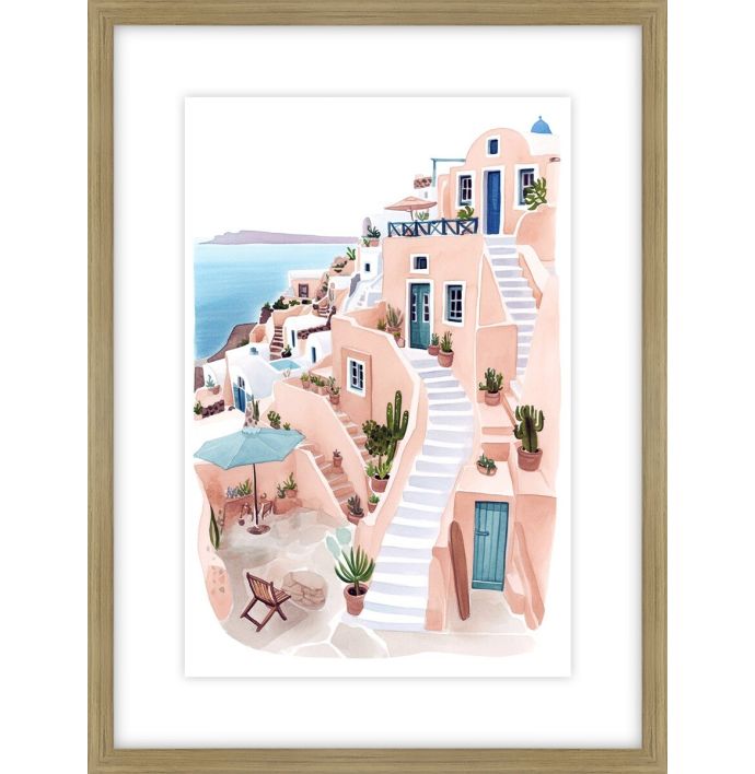 Poster in frame 'Mediterraans'