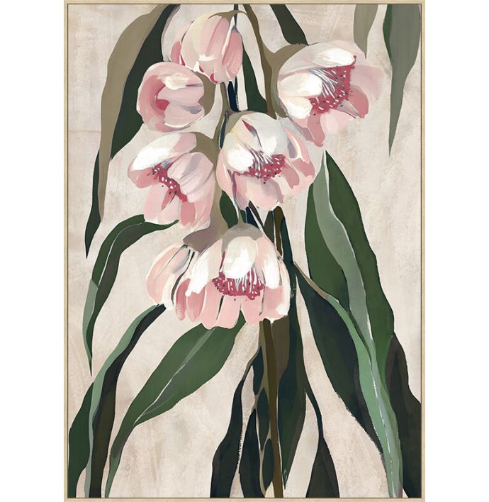 Schilderij bloemen 100x140cm