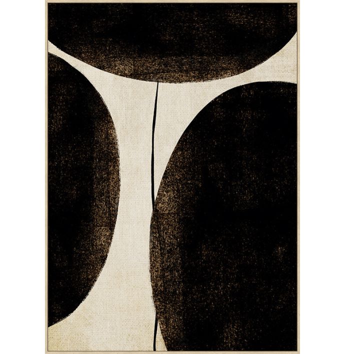 Schilderij ovals 100x140cm