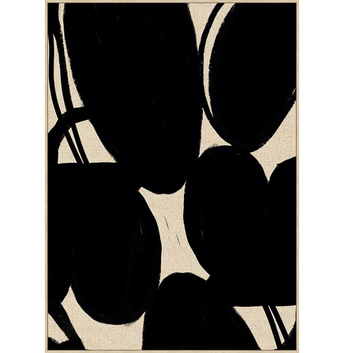 Schilderij ovals 100x140cm