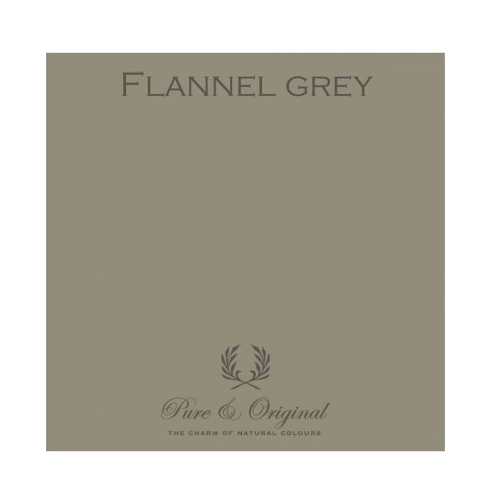 Pure & Original Traditional Paint Eggshell Flannel Grey
