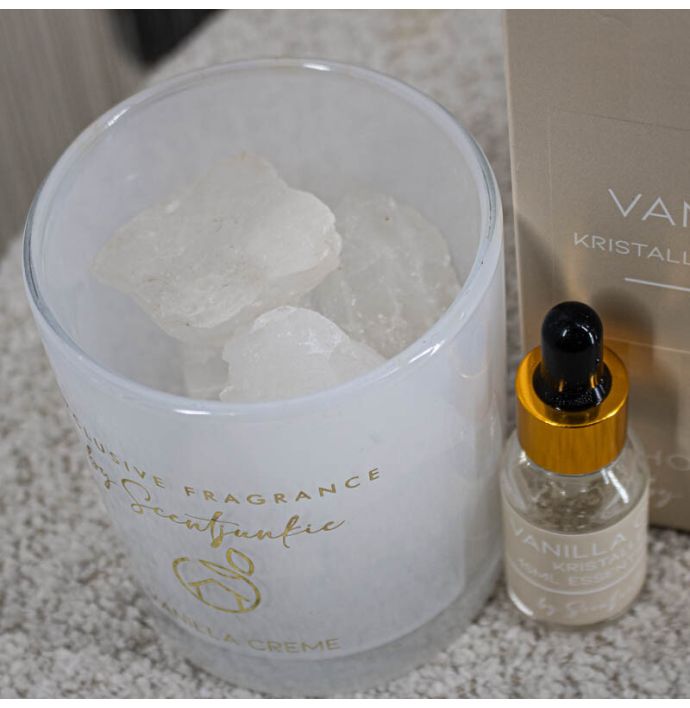 Geur kristal met 15ml essentiële olie 'Vanilla cream'