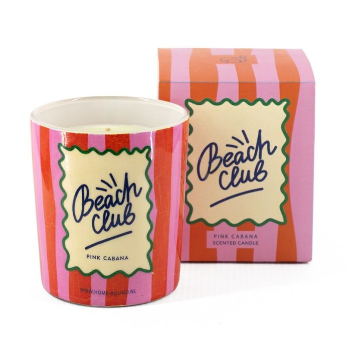 Geurkaars Pink Cabana