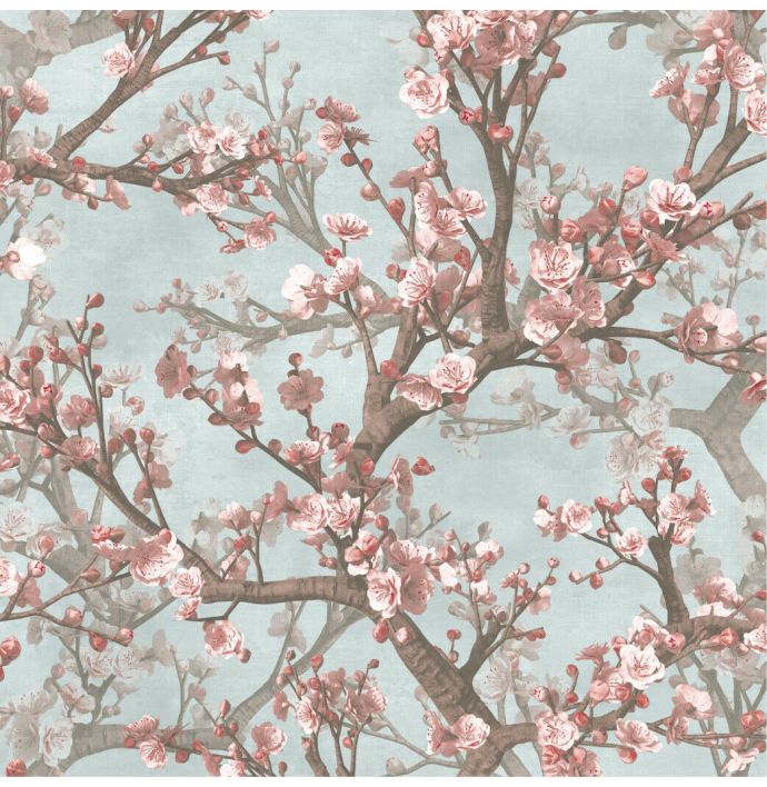 Patroon behang Blossom Shokoofeh